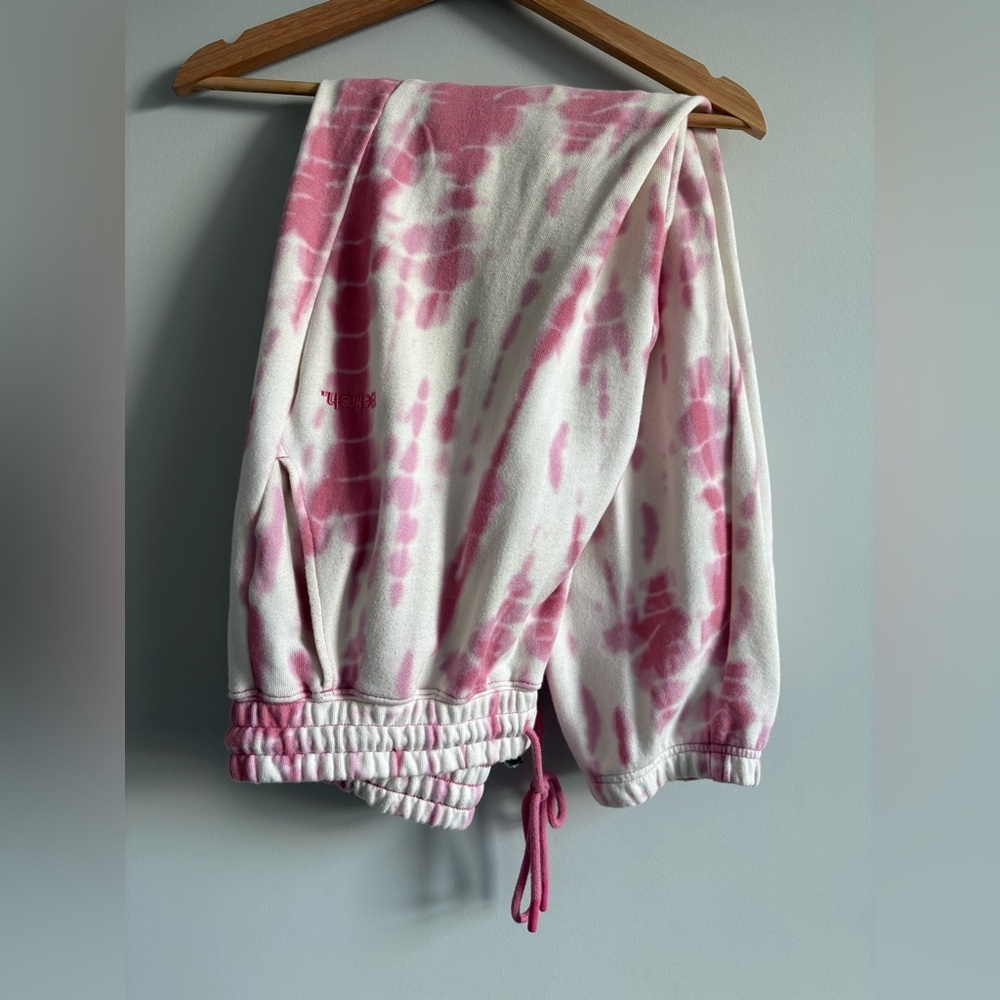 Bench Pink Tie-Dye Sweatsuit (Hoodie and Joggers) | Size XL - Picture 3 of 9
